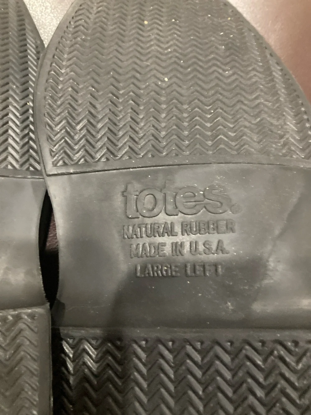 totes waterproof slip